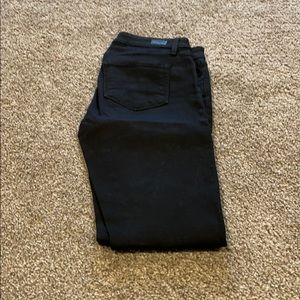 Paige skyline skinny - black